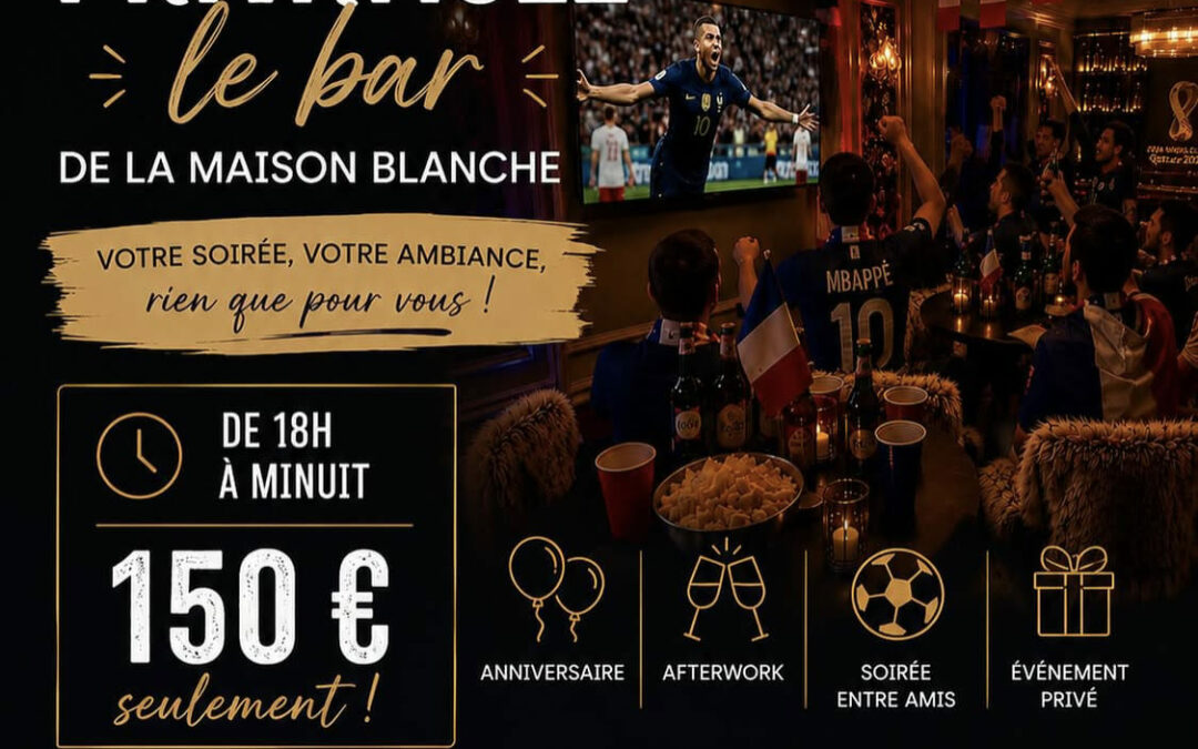Privatisation Bar La Maison Blanche Le Vésinet